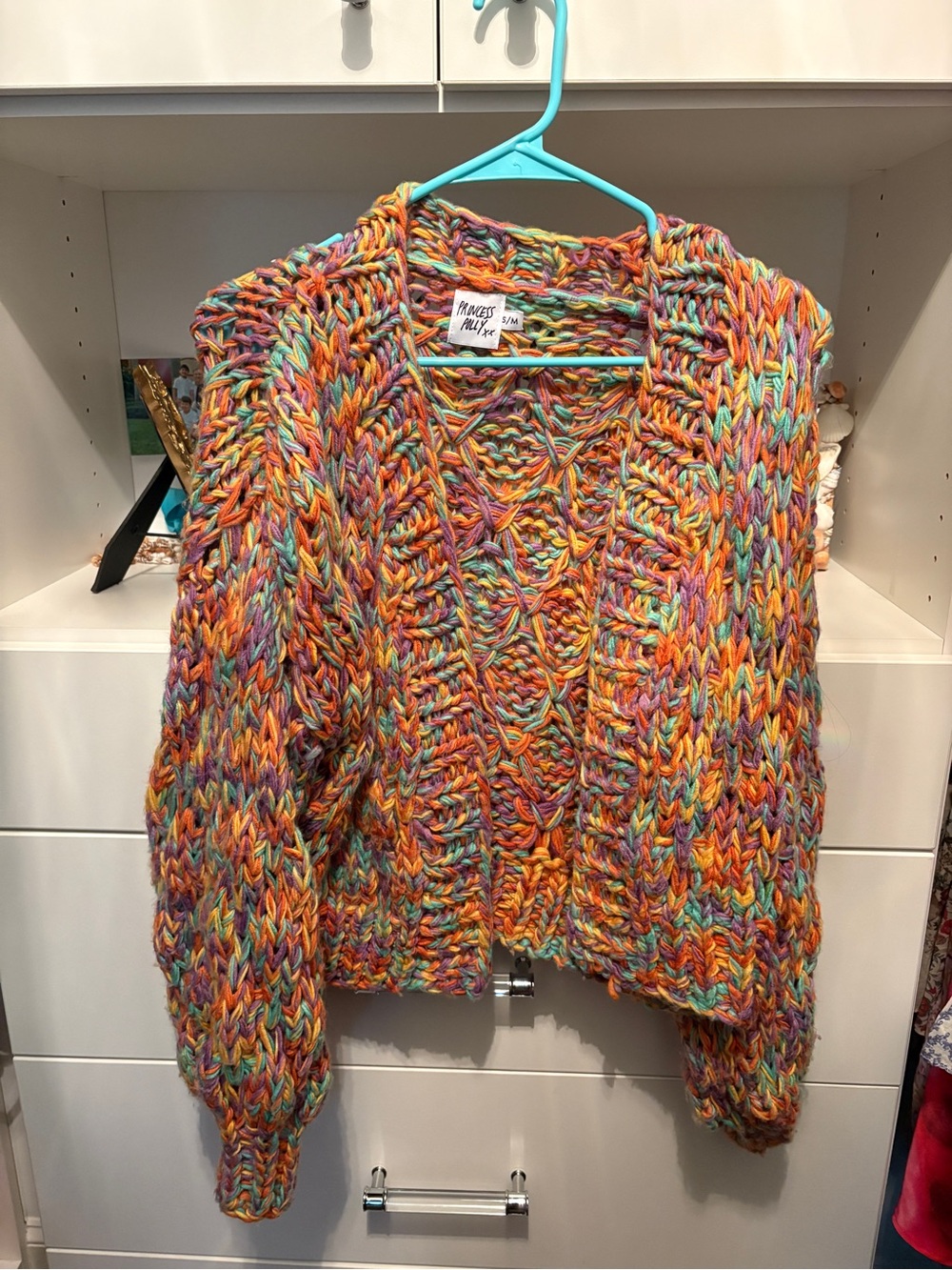 Princess Polly Multicolor Chunky Knit Cardigan